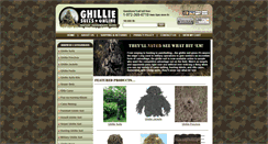 Desktop Screenshot of ghilliesuitsonline.com